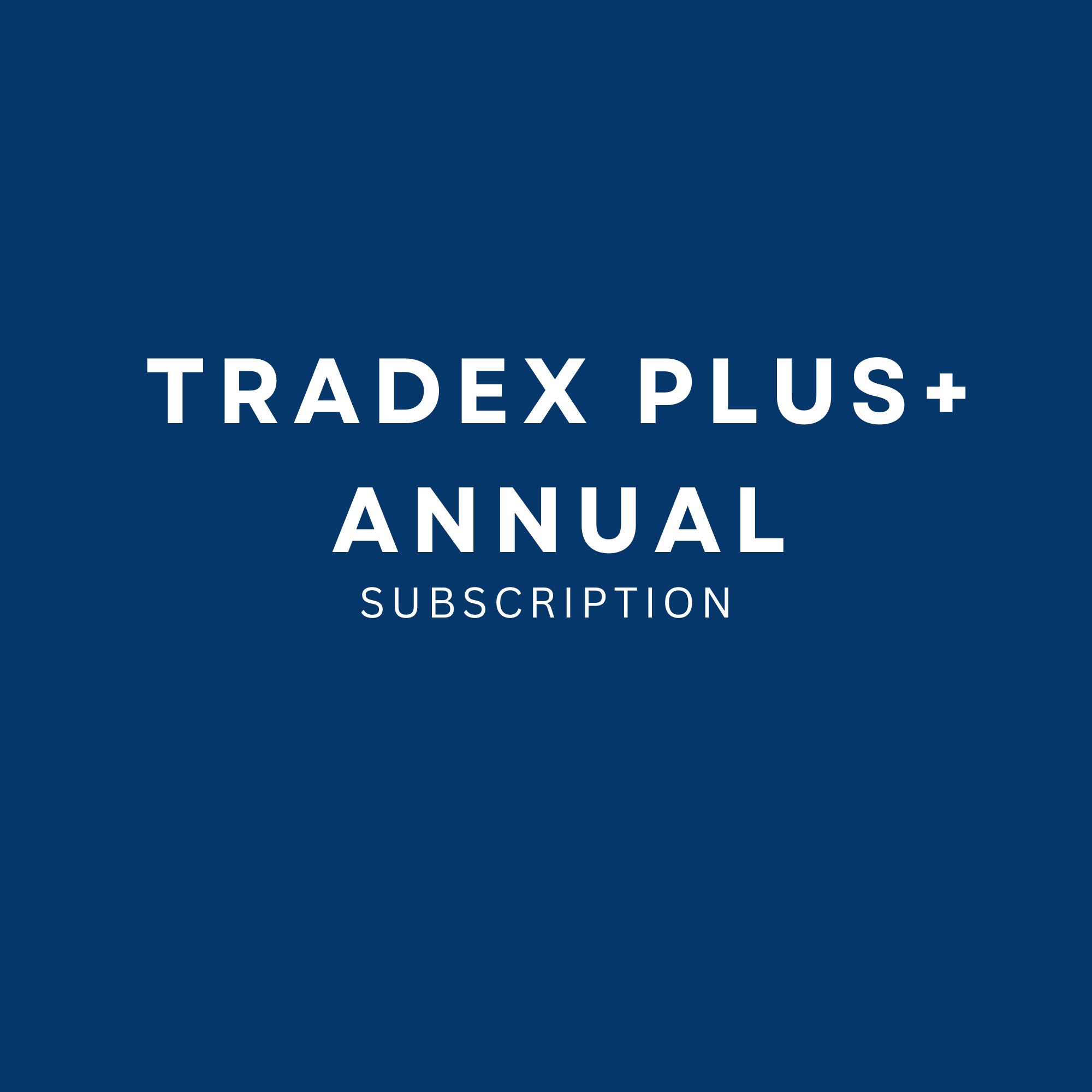 TradeX Plus+ Annual